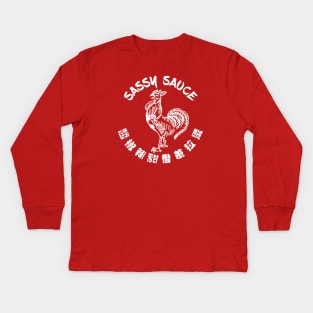 Sriracha - Sassy Sauce Kids Long Sleeve T-Shirt